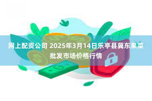 网上配资公司 2025年3月14日乐亭县冀东果菜批发市场价格行情